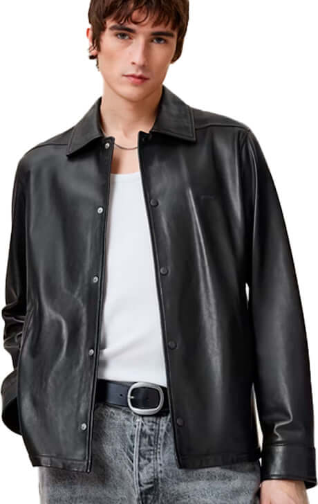 Arlington Minimalist Leather Jacket