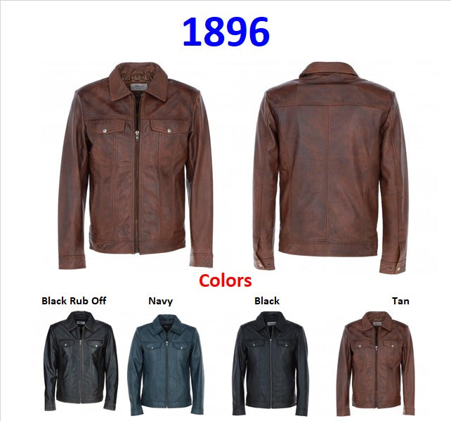 Classic Biker Leather Jacket