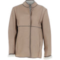 Lamb Shearling MandarinLamb Shearling Mandarin Collar Jacket Beige : Liane Collar Jacket Beige : Liane