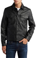 Previous Next Premium Leather Trucker Jacket