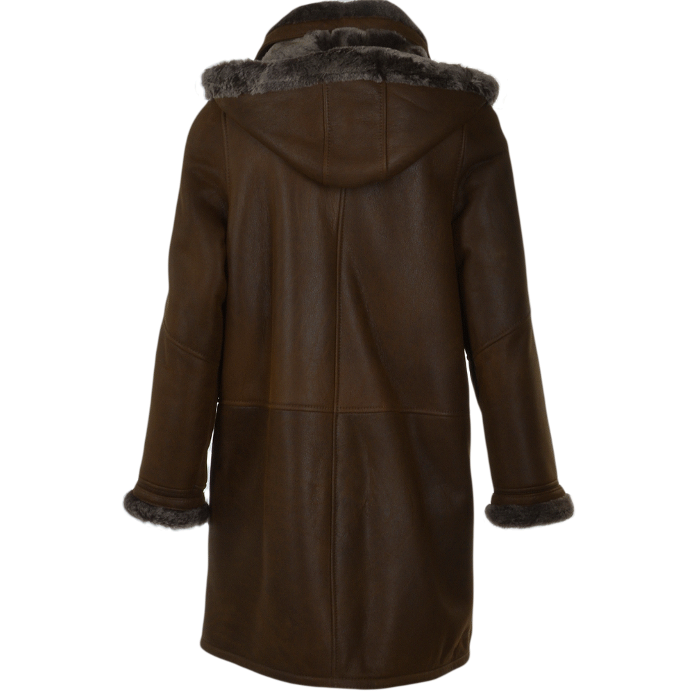 Sheepskin Coat Tobacco : Olivia