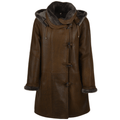 Sheepskin Coat Tobacco : Olivia