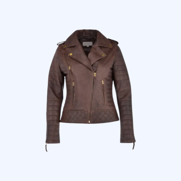 Mocha Quilted Moto