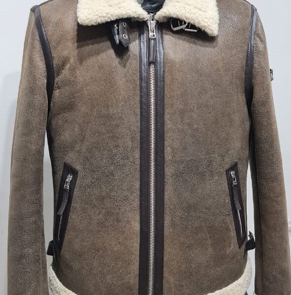 Heritage Aviator Shearling Leather Jacket